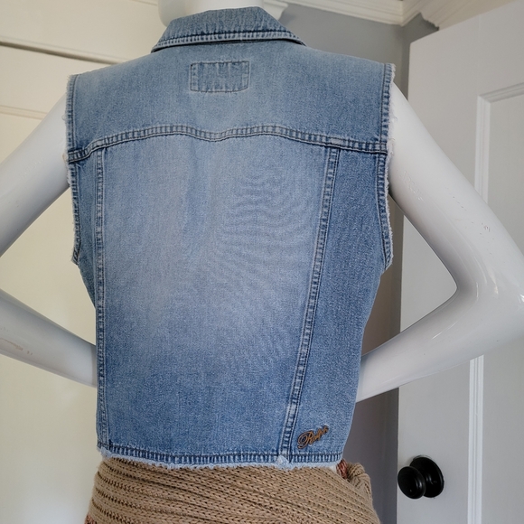 Light Blue RALPH LAUREN  Denim Women's Vest Jeans - Picture 7 of 16